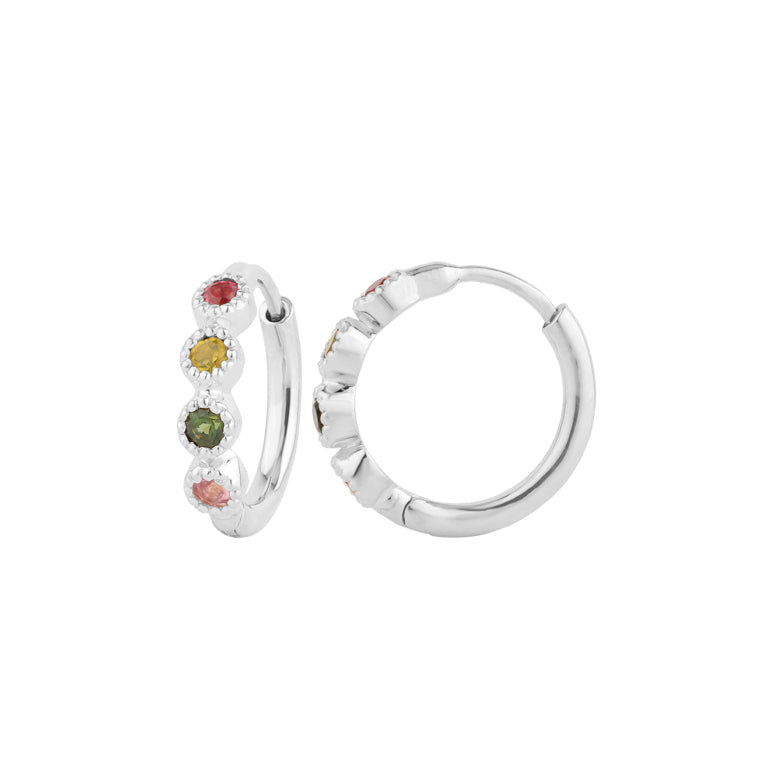 Creolen HARRIET Turmalin 14mm