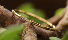 Edelstahl Ring  gelbvergoldet 1mm mit 3 Zirkonia