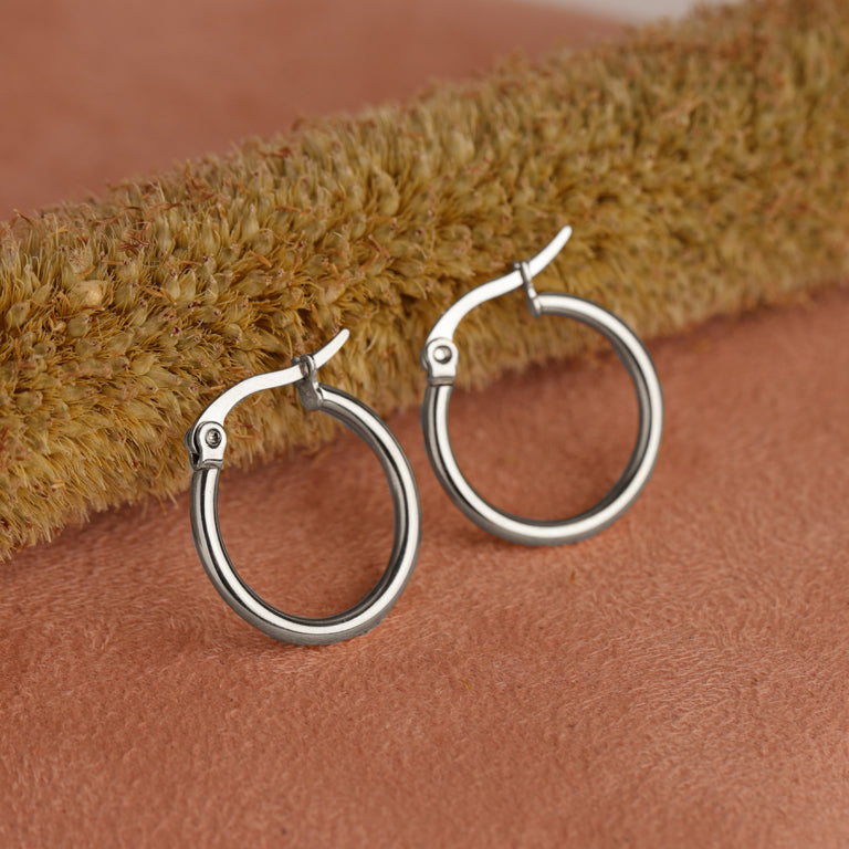 Edelstahl Creolen CINDY  20X2mm