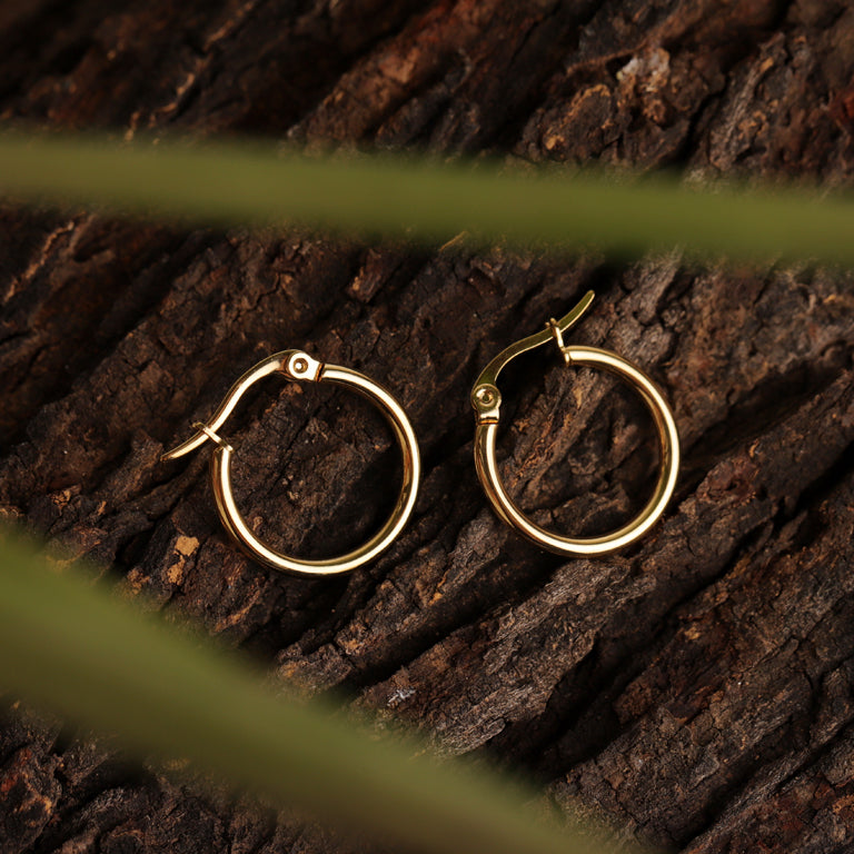 18k Gelbgold Creolen CINDY