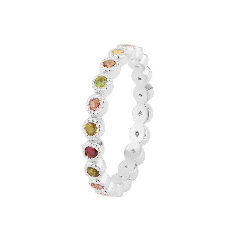 Memory  Ring HARRIET mit Multiturmalin 2mm