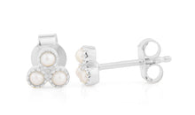 Ohrstecker HARRIET TRINITY Perlen 2mm Silber 925