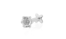 Piercing BRIANA 3mm Topas Silber