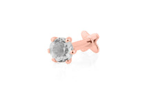 Piercing BRIANA 3mm Topas Silber