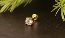 Piercing DIANA 4mm Grünturmalin