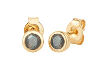 Ohrstecker  LEONORA Labradorit 4mm