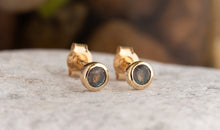 Ohrstecker  LEONORA Labradorit 4mm