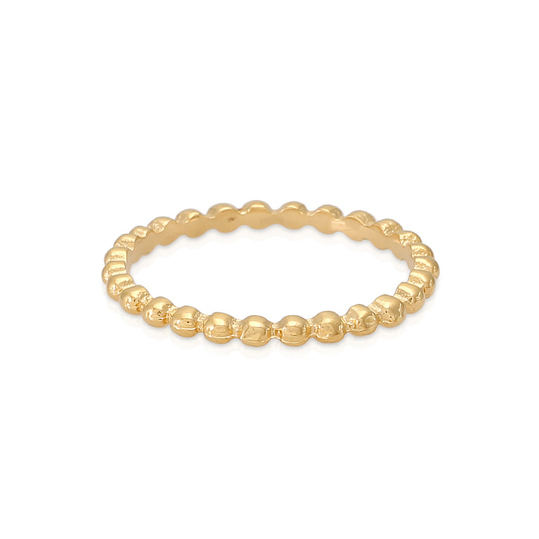 Edelstahl Ring  2mm Gelb