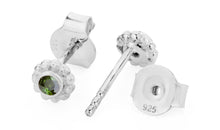 Ohrstecker  ADRIJANA mit grünem Turmalin