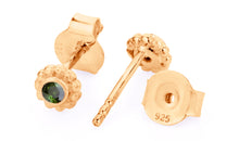 Ohrstecker  ADRIJANA mit grünem Turmalin