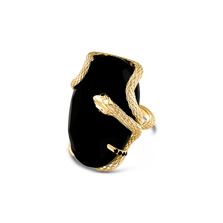 Ring AILIKA Silber Onyx