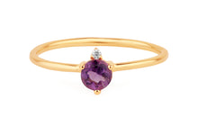 Ring AMETHYST Sternzeichen Wassermann, Fische, Scorpion