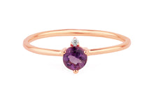 Ring AMETHYST Sternzeichen Wassermann, Fische, Scorpion