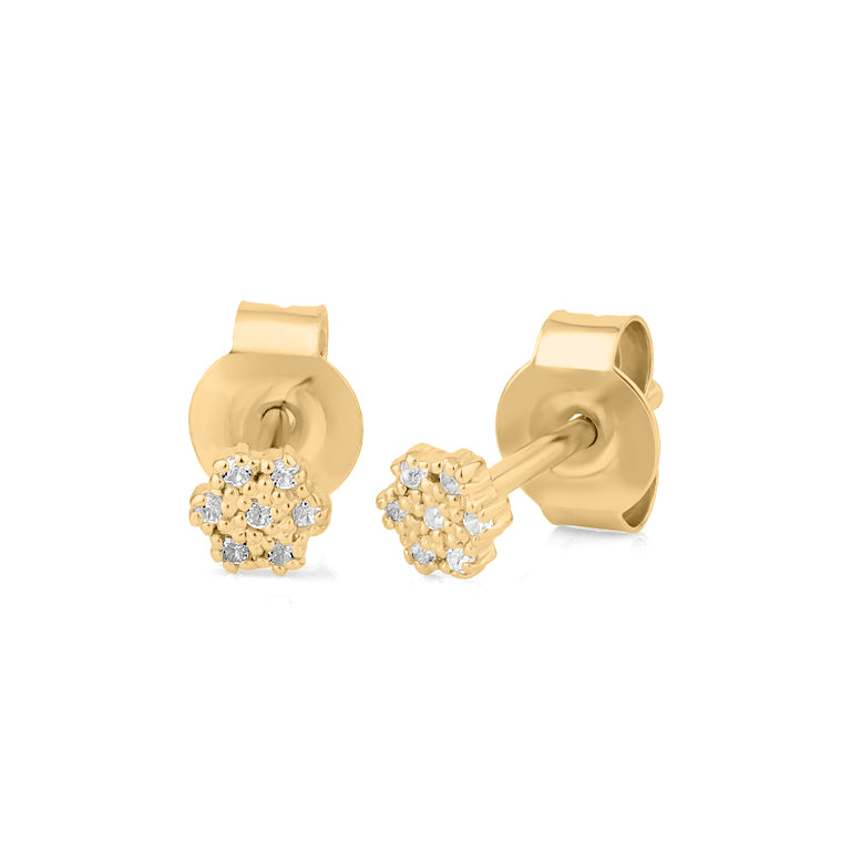 Ohrstecker ANKE Silber mit Diamant