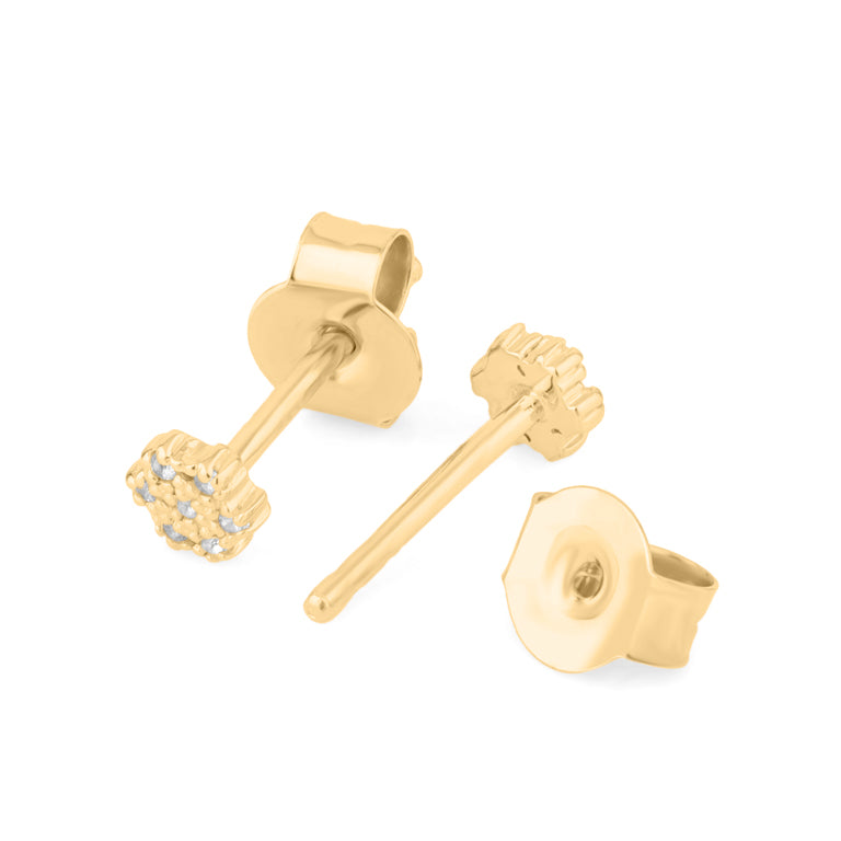 Ohrstecker ANKE Silber mit Diamant