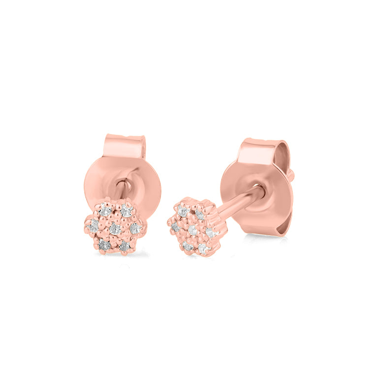 Ohrstecker ANKE Silber mit Diamant