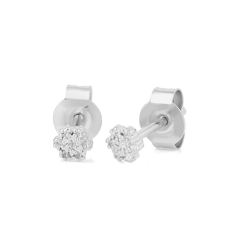 Ohrstecker ANKE Silber mit Diamant