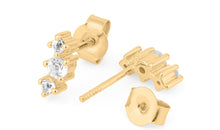 Ohrstecker APOLINNE Topas Silber