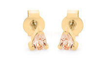 Ohrstecker  AYAT mit Morganit 4X6mm