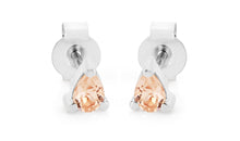 Ohrstecker  AYAT mit Morganit 4X6mm