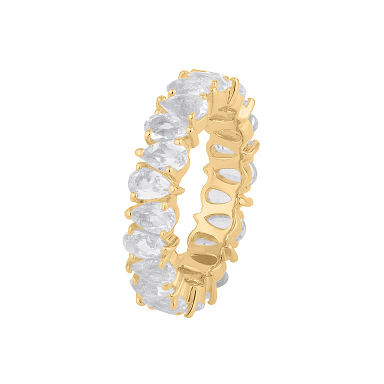 Ring AYAT mit Topas