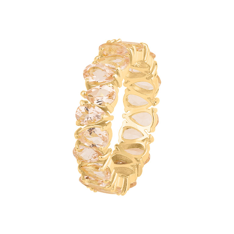 Ring AYAT mit Topas