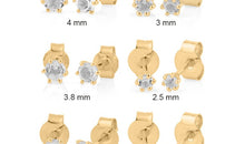 Ohrstecker BRIANA 2mm