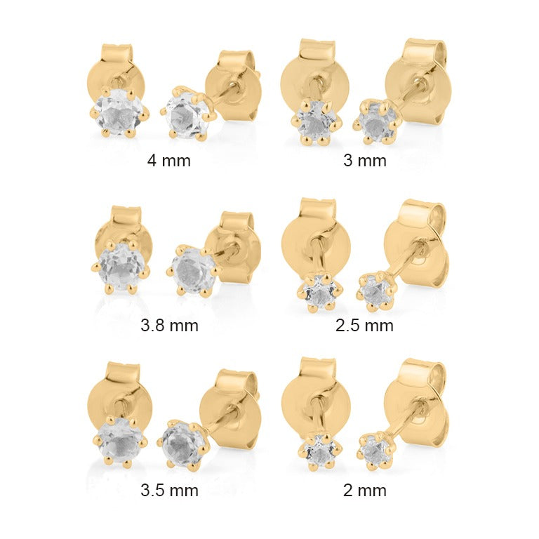 Ohrstecker BRIANA 2mm