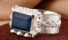 Ring VINCE Silber Aquamarin Express