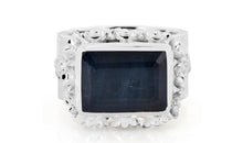 Ring VINCE Silber Aquamarin Express