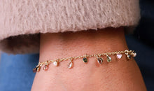 Armband BECCA mit Turmalin und Perlen