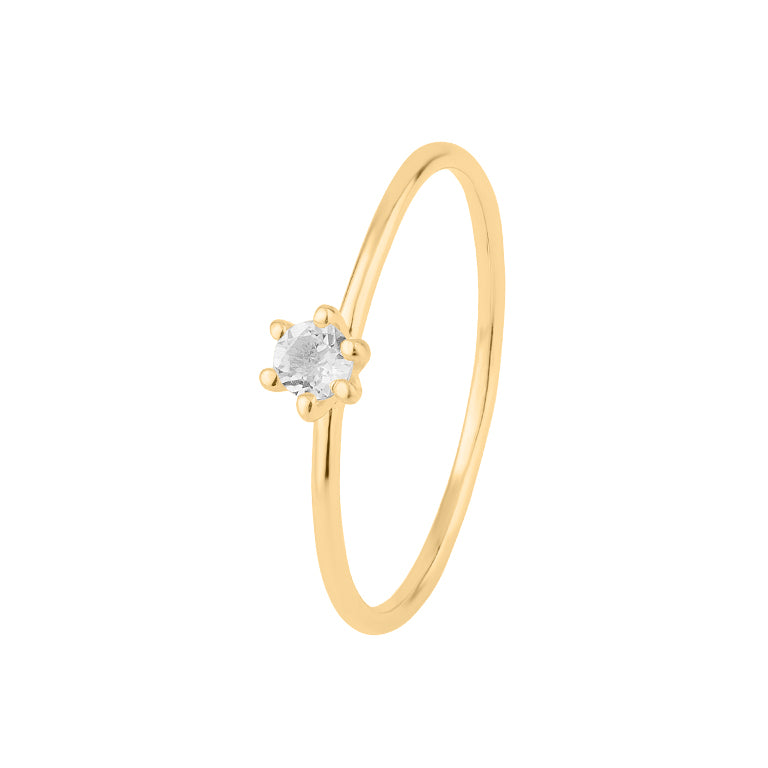 Ring BRIANA  Diamant 3mm 18 k Gold