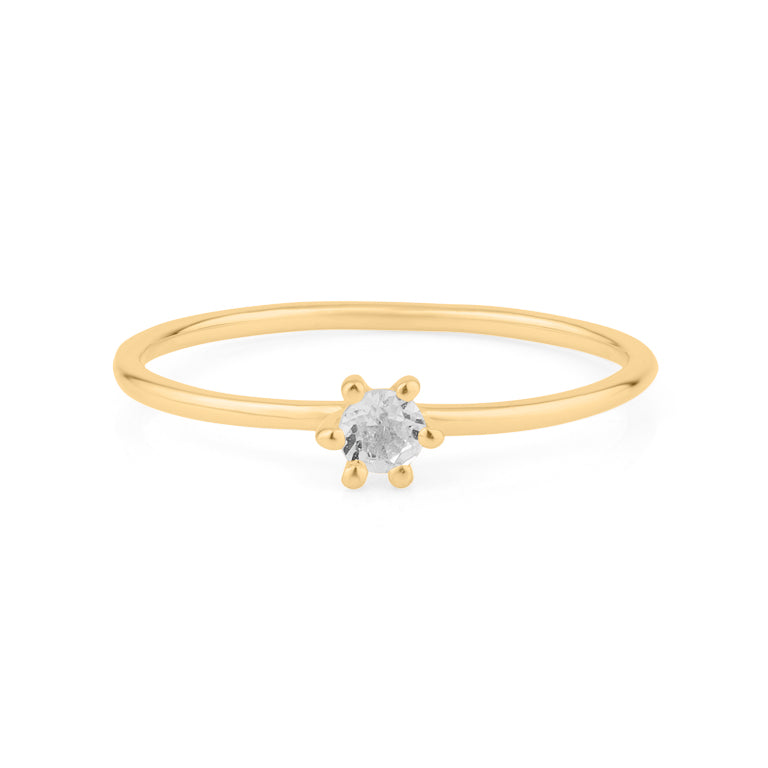 Ring BRIANA  Diamant 3mm 18 k Gold