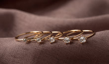 Ring BRIANA  Diamant 3mm 18 k Gold