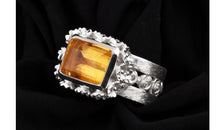 Ring VINCE Silber Citrin Express