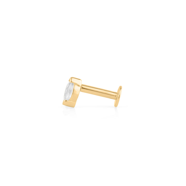 Piercing DEVYN mit Topas
