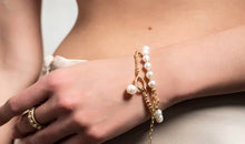 SET Kugelarmband mit Perlen Anhänger