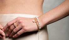 SET Kugelarmband mit Perlen Anhänger
