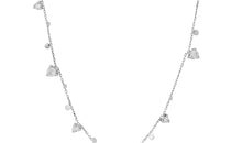 Halskette DOREEN mit Mondsteinen und Diamanten Silber EXPRESS