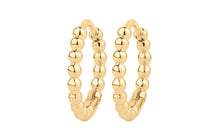 Creolen BUBBLE 18k/9k Echtgold und Silber 925