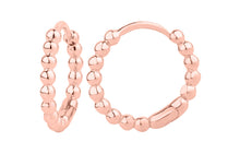Creolen BUBBLE 18k/9k Echtgold und Silber 925