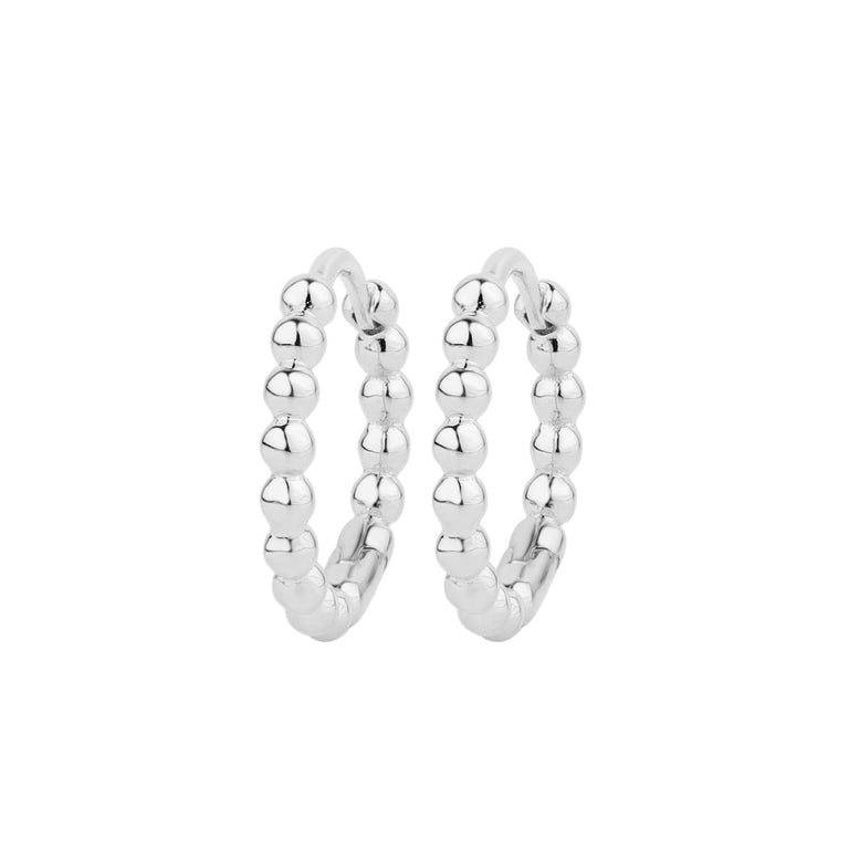 Creolen BUBBLE 18k/9k Echtgold und Silber 925