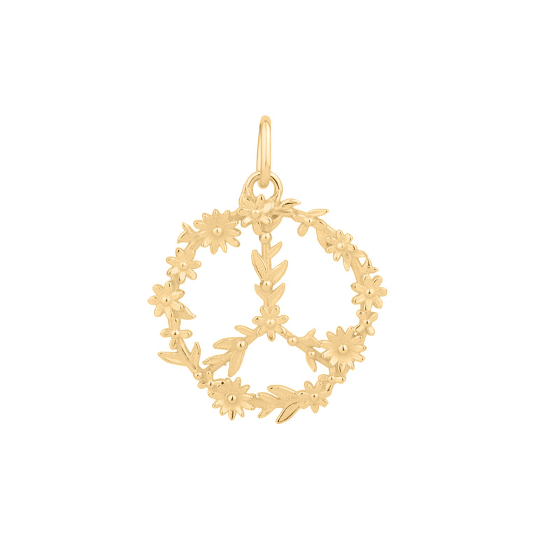 Anhänger PEACE Flower