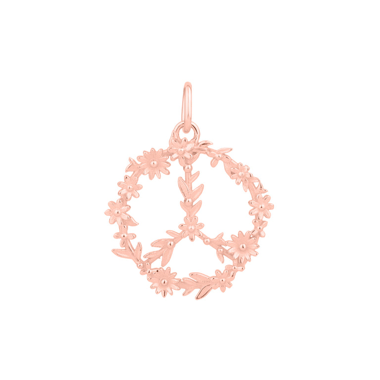 Anhänger PEACE Flower