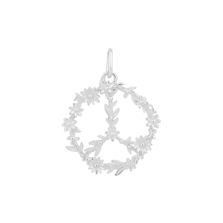 Anhänger PEACE Flower