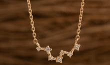 Sternzeichen Halskette FISCHE PISCES  Gold mit Diamanten EXPRESS