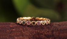 Memory  Ring HARRIET mit Multiturmalin 2mm