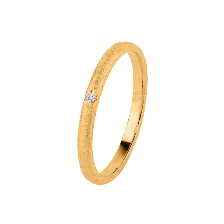 Ring HEDWIG Gold,  2mm Breite