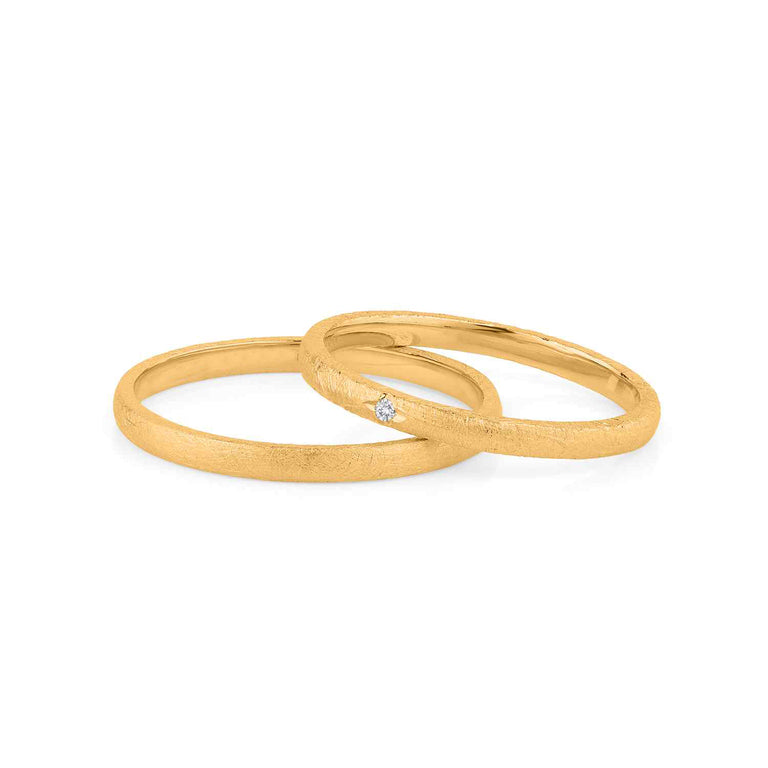 Ring HEDWIG Gold,  2mm Breite
