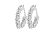 Creolen HORTENSIA 12mm mit Diamanten